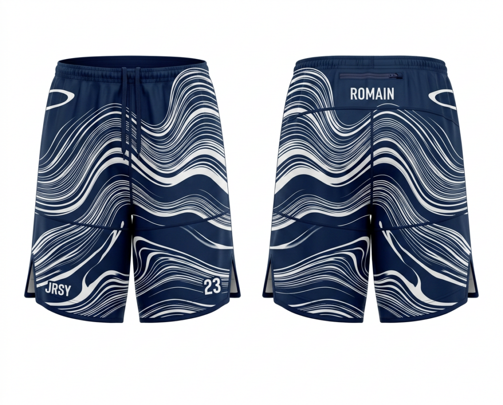 Short de running homme personnalisé