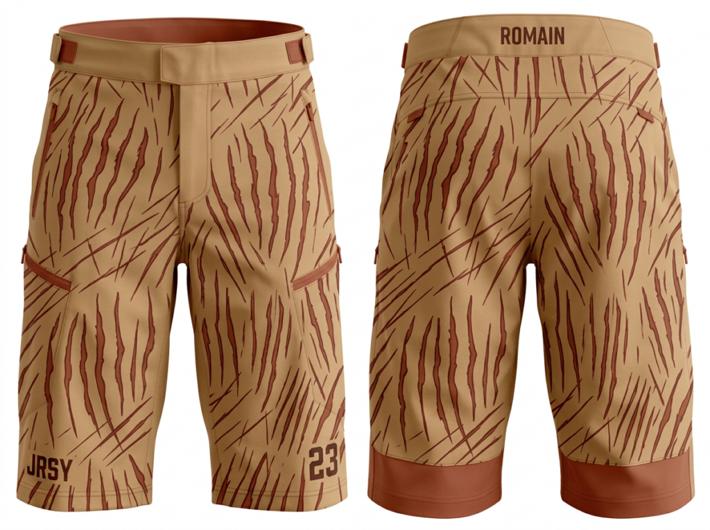Short VTT homme personnalisé